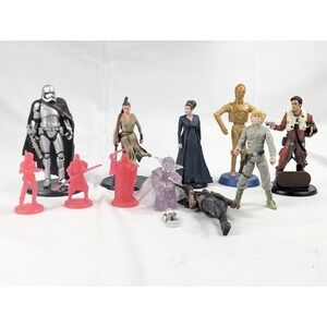 Disney Star Wars Rogue One Deluxe‎ Figurine Set Figure Cake Topper Lot of 13
